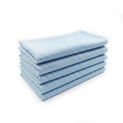 Chiffon de vitrage Microfibre Polish - 45 x 65 cm - 5 pièces - BLEU