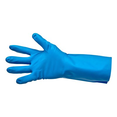 Huishoudhandschoenen nitril - BLAUW - EXTRA LARGE