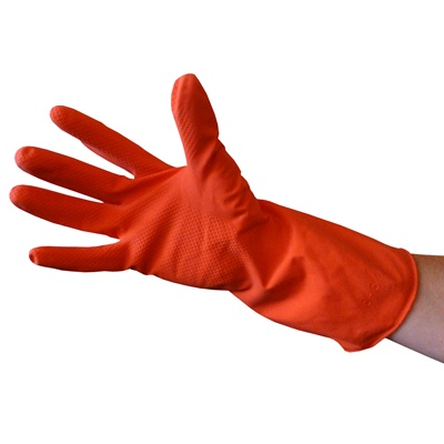 Gants ménagers ROUGE - L