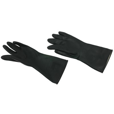 Handschoenen rubber ZWART - XL