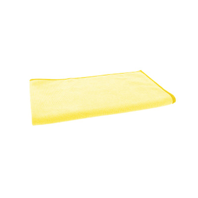 Dweil microvezel geel 60x70cm randversterkt 10st