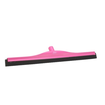 Vikan floor squeegee - 600 mm - black rubber - PINK