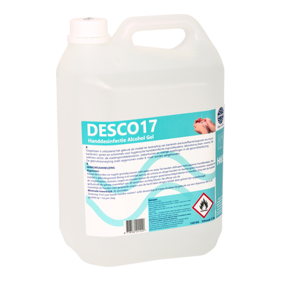 Desco 17 Hand sanitizer alcohol gel - 5 l