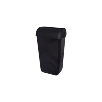 Poubelle plastique noire 25l