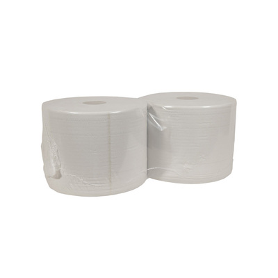 Maxiroll Recycled White 2-Ply 24cm 530m 1460 sheets 2pcs