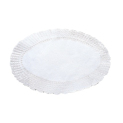 Dentelle papier ovale blanche 16x24cm 500pcs