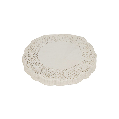 Kantje Rond Wit 15cm 250st