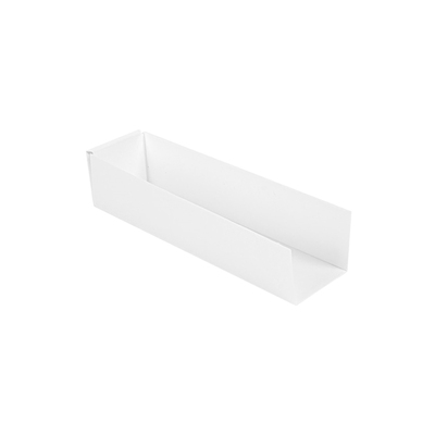 Open White Snack Tray Cardboar