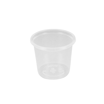 Barquette ronde ps 125ml transp. ø70x59mm 3000pcs