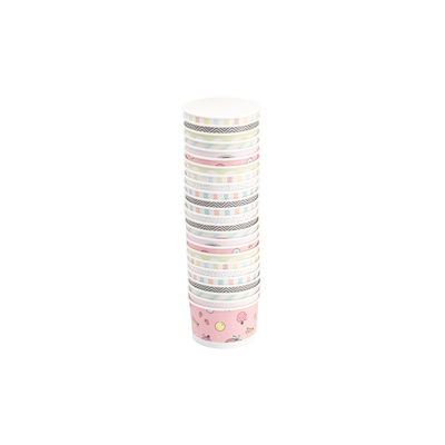Gobelet à glace rond en carton 360cc pastels 500pcs