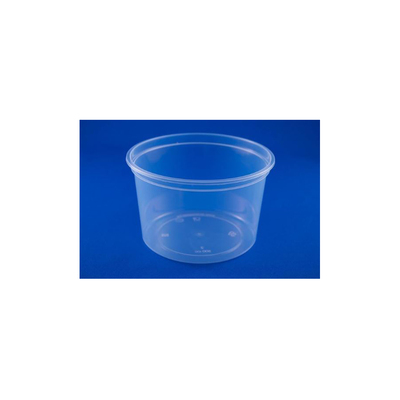 Boîte de soupe injection 0,5l transparente 500pcs