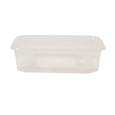 Barquette rect. pp 750cc transp. 180x133x48mm 300pcs