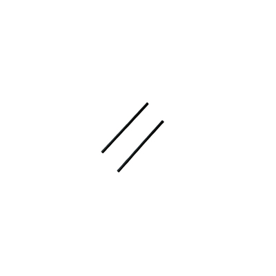 Pailles en PP noir, 500 pièces