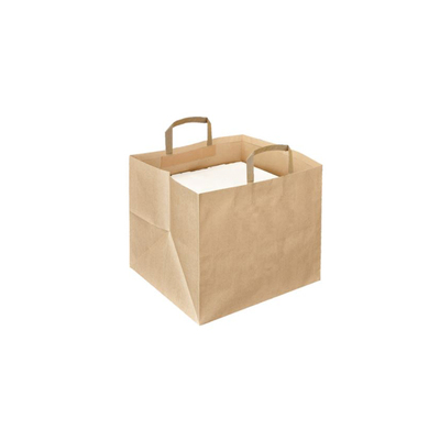Sac portable en kraft brun