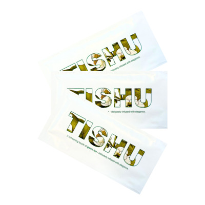Tishu lingette rafraîchissante Green Tea 400pcs