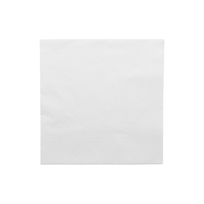 Serviettes tissue blanches