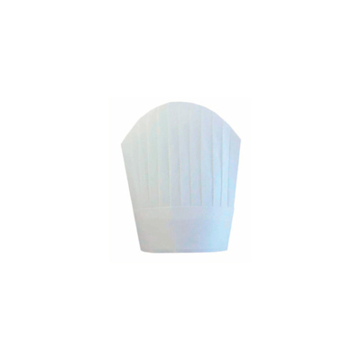 Koksmuts Wit Airlaid Ronde Bov