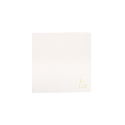 Serviette Eco-bamboo like- linen blanche 1/4 45x45cm 600pcs