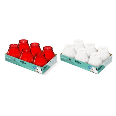 Bougie d'ambiance Twilight durée de combustion 70h 12pcs