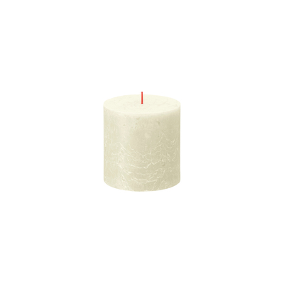 Stompkaars Rustiek 100x100mm Brandduur 62u 3st Soft Pearl