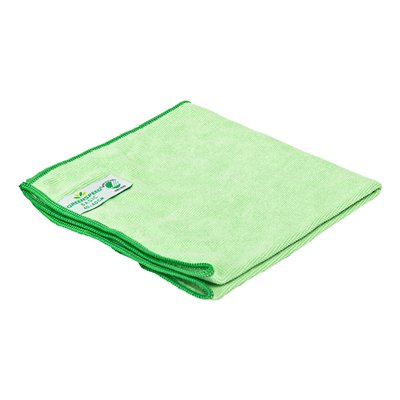 Lavette microfibres Greenspeed Basic - 40 x 40 cm - VERT
