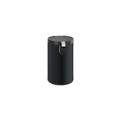 VB 922512 Pedal bin 12L black/stainless steel with lid