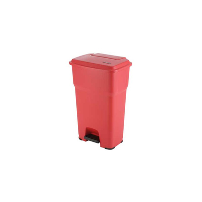 Vileda Hera pedalbin 85l red H79xW49xD39cm