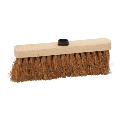 Kokosbezem met schroefdraad - 30 cm