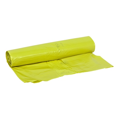 Sac BD - 70 x 110 cm - T45 - 115 l - JAUNE - rouleau 25 pièces