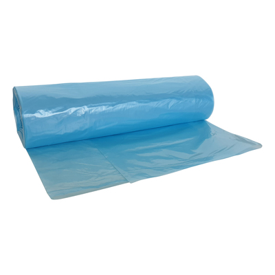 Sac HD - 70 x 110 - T25 - 115 l - BLEU TRANSPARENT - rouleau 25 pièces