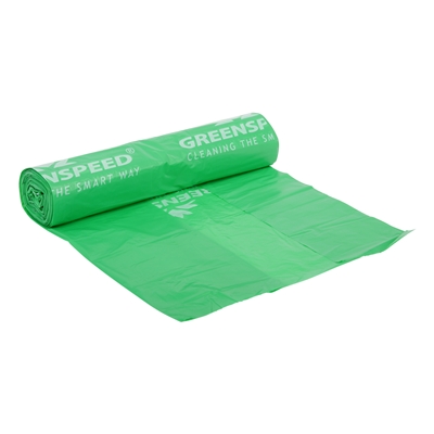 HD bag for Greenspeed dustpan - 48 x 50 cm - T25 - 20 l - GREEN - roll of 50