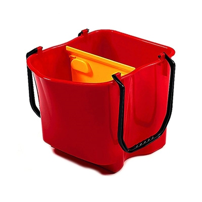 Seau avec séparation 28L ROUGE