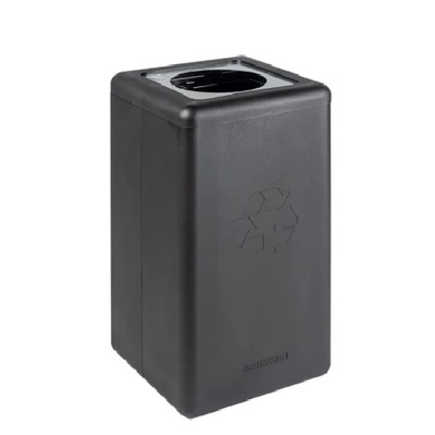 Bomabin Select Brick - 65 l - NOIR - couvercle GRIS