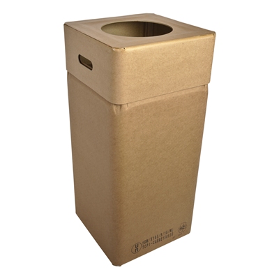 Bomabin Select Cardboard - 110 l - lid with large round opening