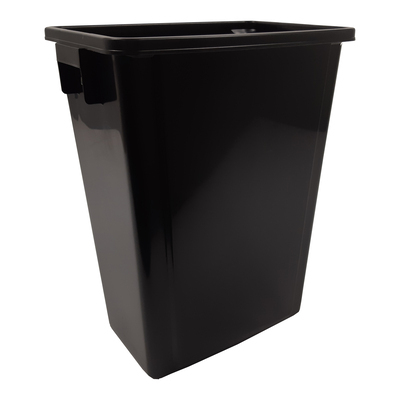 Poubelle pour Bomabin Select Flat/Dome - 60 l - NOIR