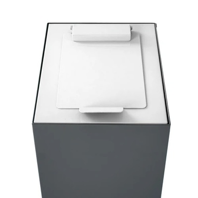 Couvercle fermé pour Bomabin Select Modus - 60 l - BLANC