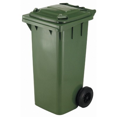 Conteneur mini avec 2 roues - 240 l - VERT