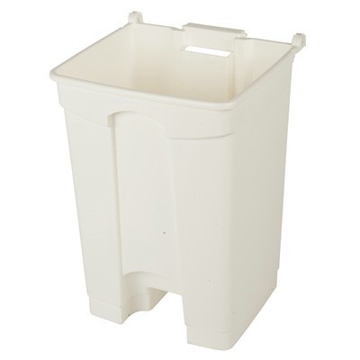 Bomabin Select Pedal Classic - 45 l - BLANC - sans couvercle