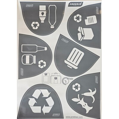 Etiquettes déchets séparés