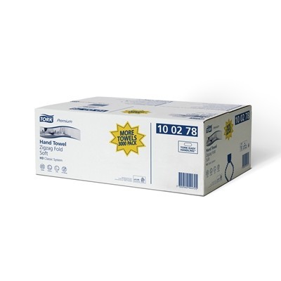 Tork Prem h-twl ZZ Soft 2pl