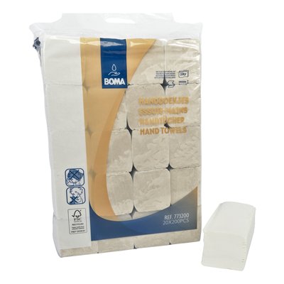 Single fold hand towels - recy