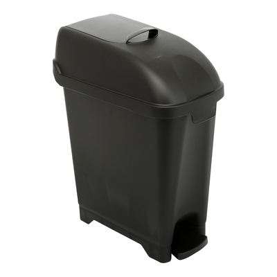 Admire damesverbandcontainer - 10 l - wandmodel - ZWART