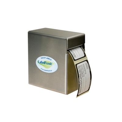 Label fresh distributeur inox pour 1 rouleau 110x60x120mm