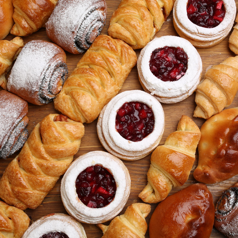 Broden in een bakkerij