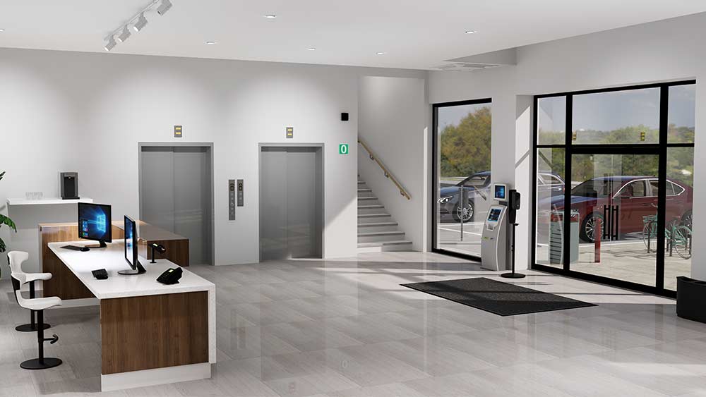 Nettoyez l'entrée de la salle de fitness