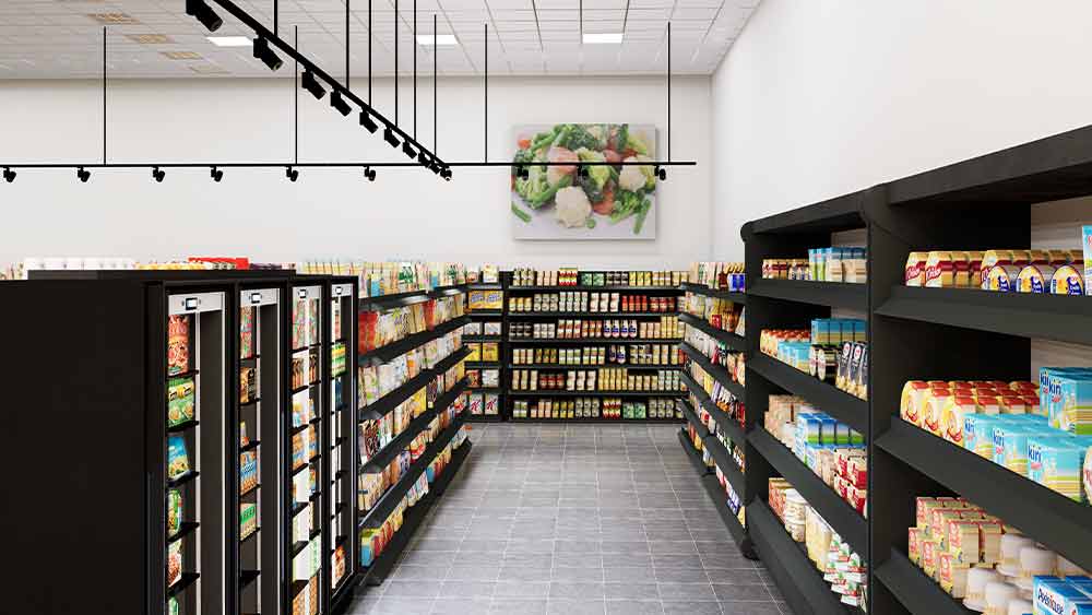 Gardez les allées du magasin propres