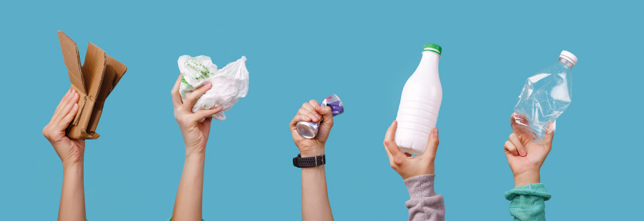 Houd het mooi met een centraal afvaleiland