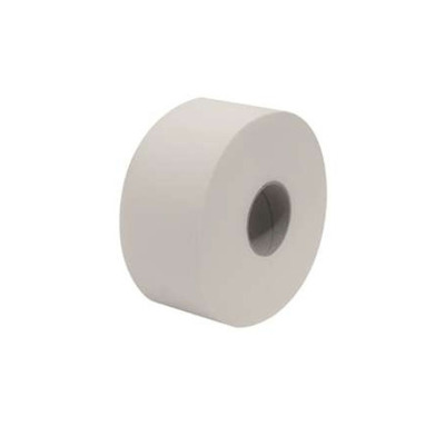 213180F: Jumbo One Papier Toilette - Centerfeed - pure tissue - 2 plis - 200 m - BLANC - 12 rouleaux