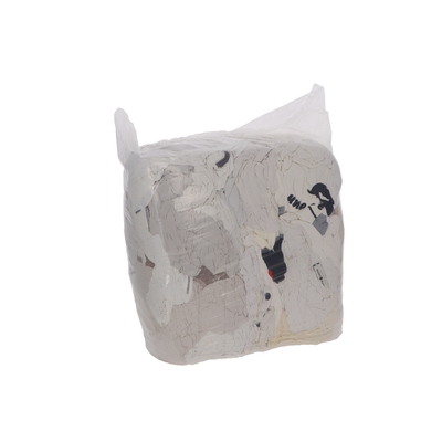 271042: Poetsdoeken textiel - WIT - 10 kg