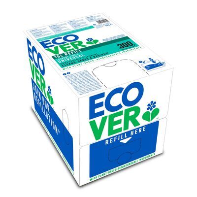 283009: Ecover Vloeibaar wasmiddel -  15 l - bag-in-box - 11 talen